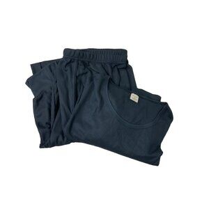 Knocker Mens Navy Thermal Underwear Set